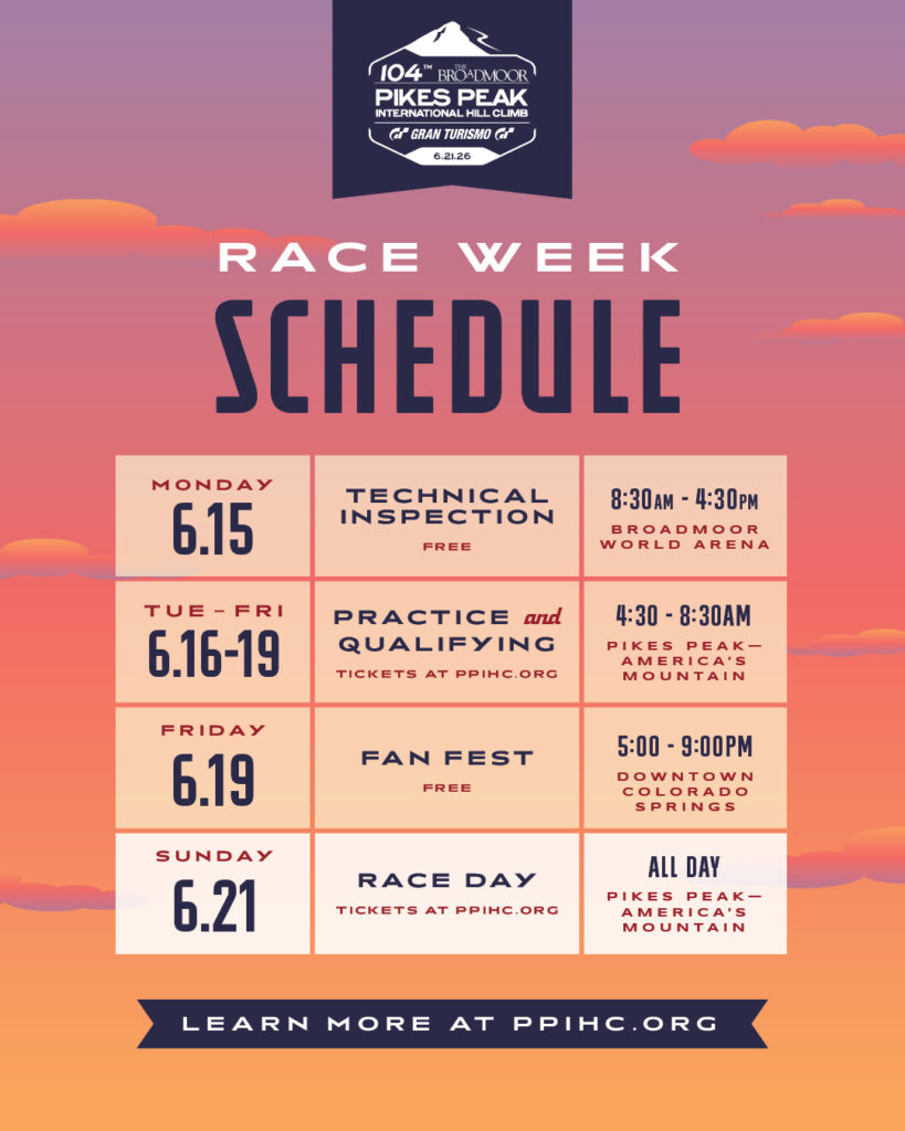 2026 Pikes Peak Race Week - Pikes Peak International Hill Climb